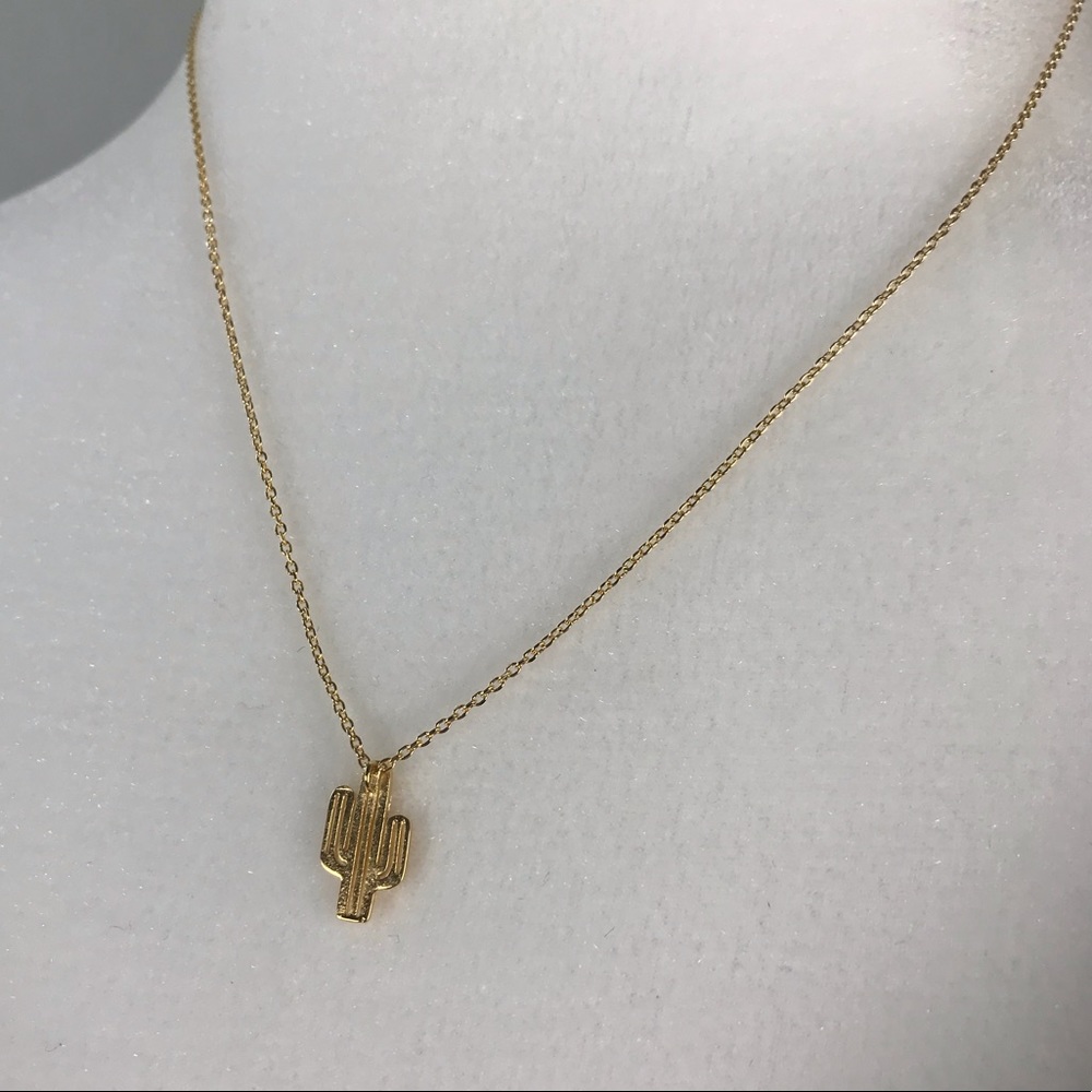 Dainty Cactus Necklace